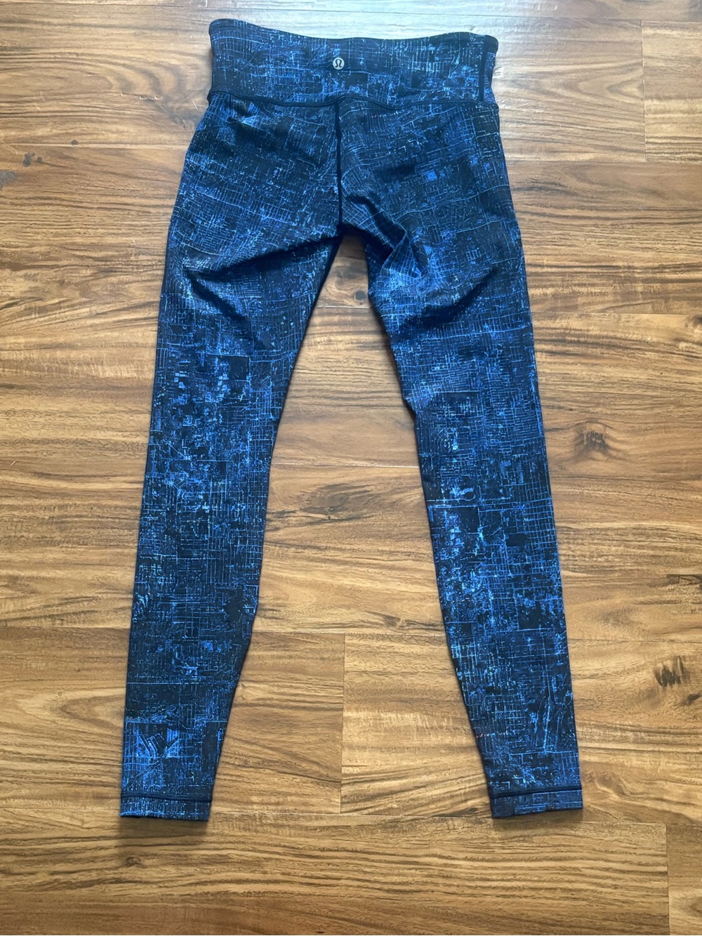 lululemon athletica Men's Navy Blue Patterned Skinny Jeans - Picture 4 of 6